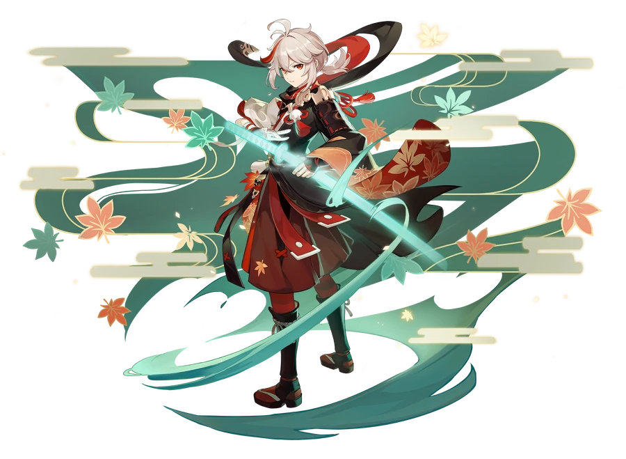 Kaedehara Kazuha — Hero render