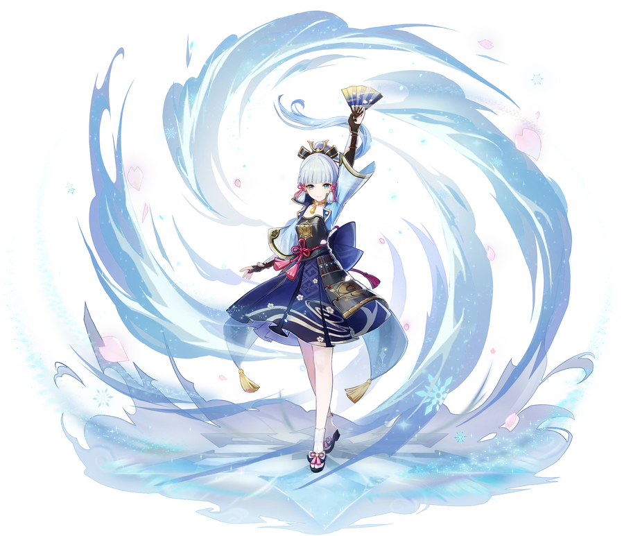 Kamisato Ayaka — Hero render