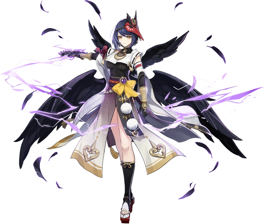 Kujou Sara — Hero render