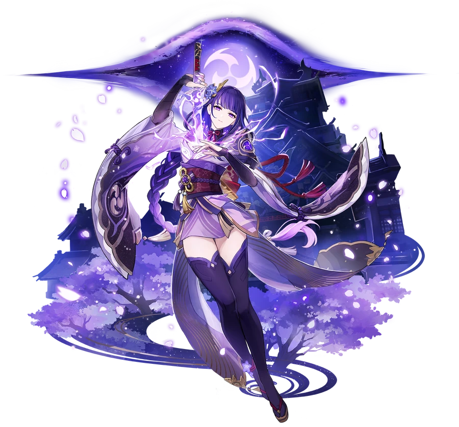 Raiden Shogun — Hero render