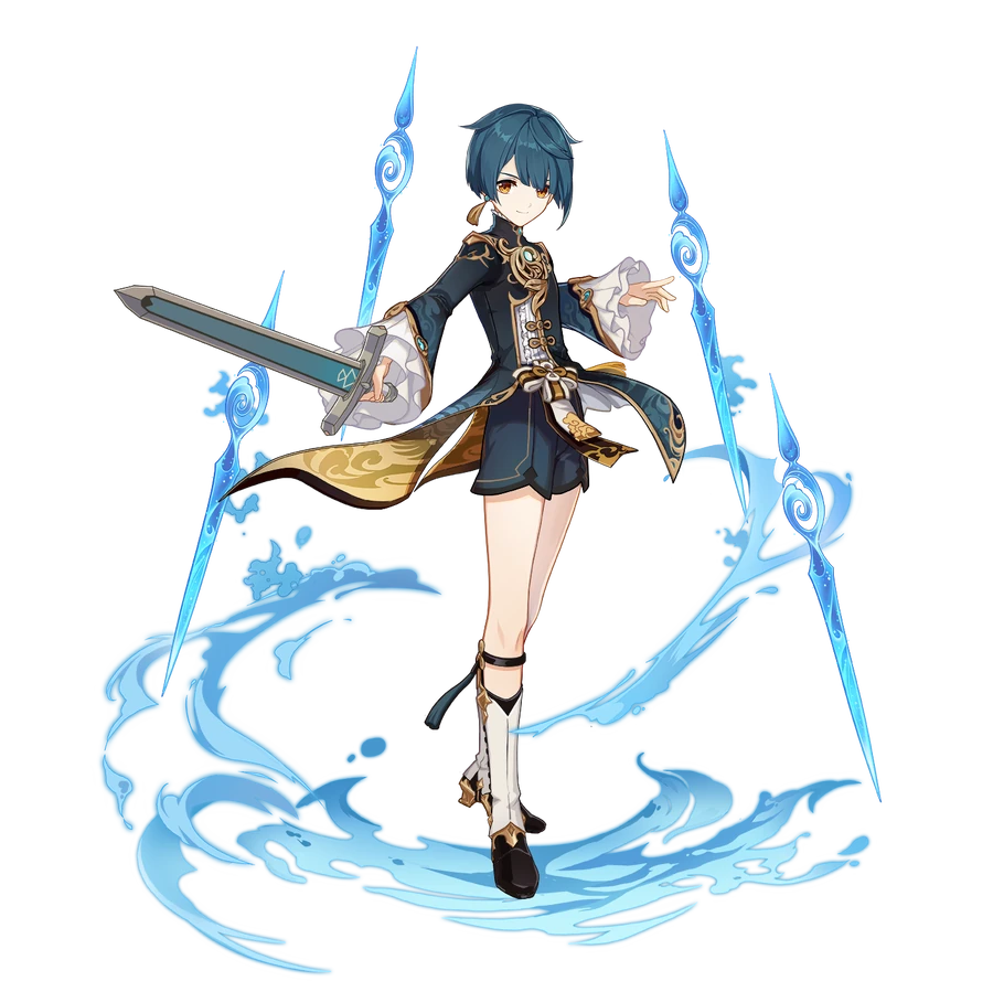 Xingqiu — Hero render